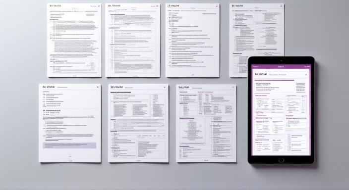 Strategic talent acquisition and interview process illustration